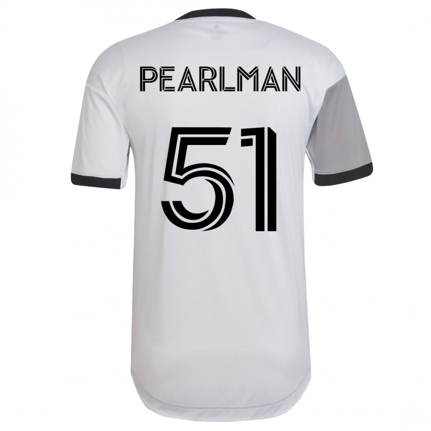 Donna Maglia Adam Pearlman #51 Bianco Kit Gara Away 2023/24 Maglietta