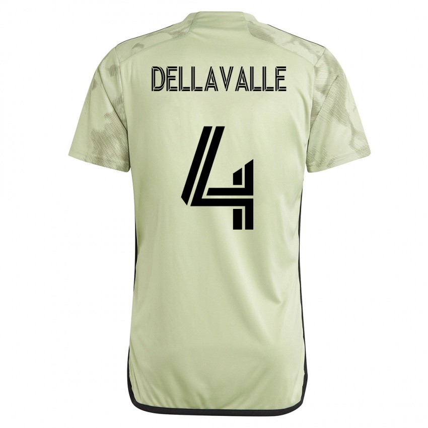 Donna Maglia Lorenzo Dellavalle #4 Verde Kit Gara Away 2023/24 Maglietta