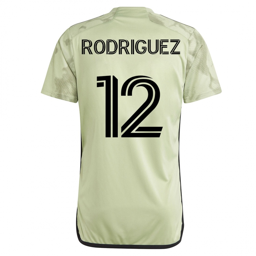 Donna Maglia Jeremi Rodriguez #12 Verde Kit Gara Away 2023/24 Maglietta