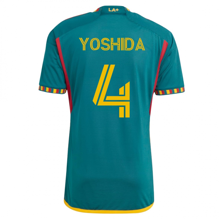 Donna Maglia Maya Yoshida #4 Verde Kit Gara Away 2023/24 Maglietta