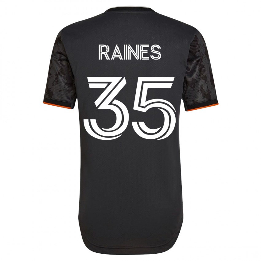 Donna Maglia Brooklyn Raines #35 Nero Kit Gara Away 2023/24 Maglietta