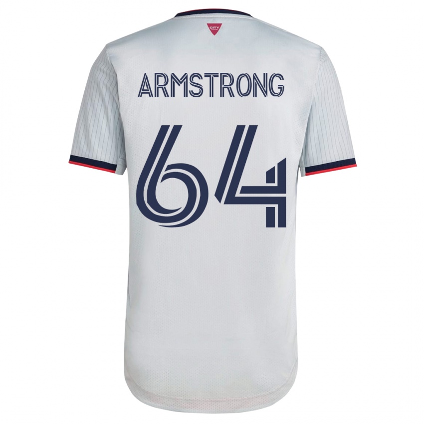 Donna Maglia Dida Armstrong #64 Bianco Kit Gara Away 2023/24 Maglietta