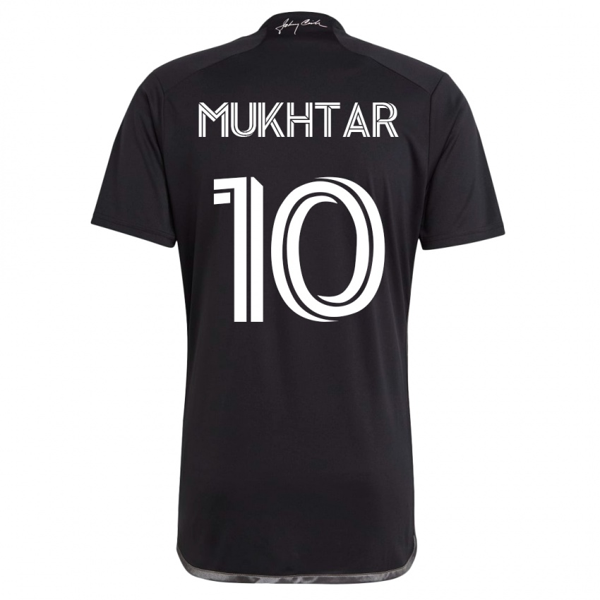 Donna Maglia Hany Mukhtar #10 Nero Kit Gara Away 2023/24 Maglietta