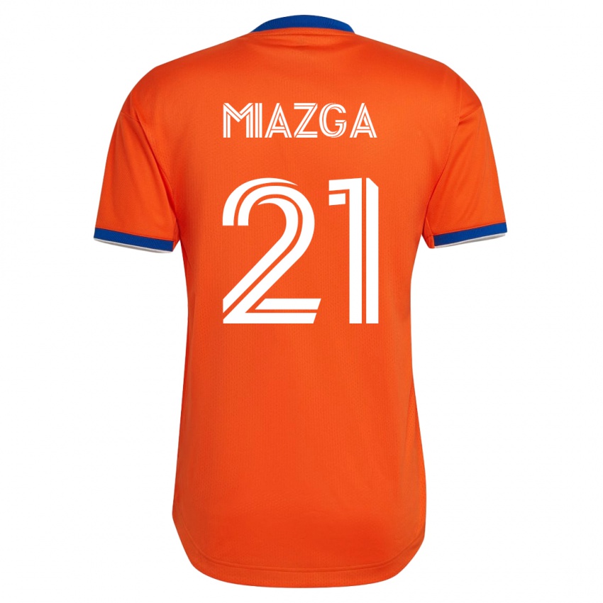 Donna Maglia Matt Miazga #21 Bianco Kit Gara Away 2023/24 Maglietta