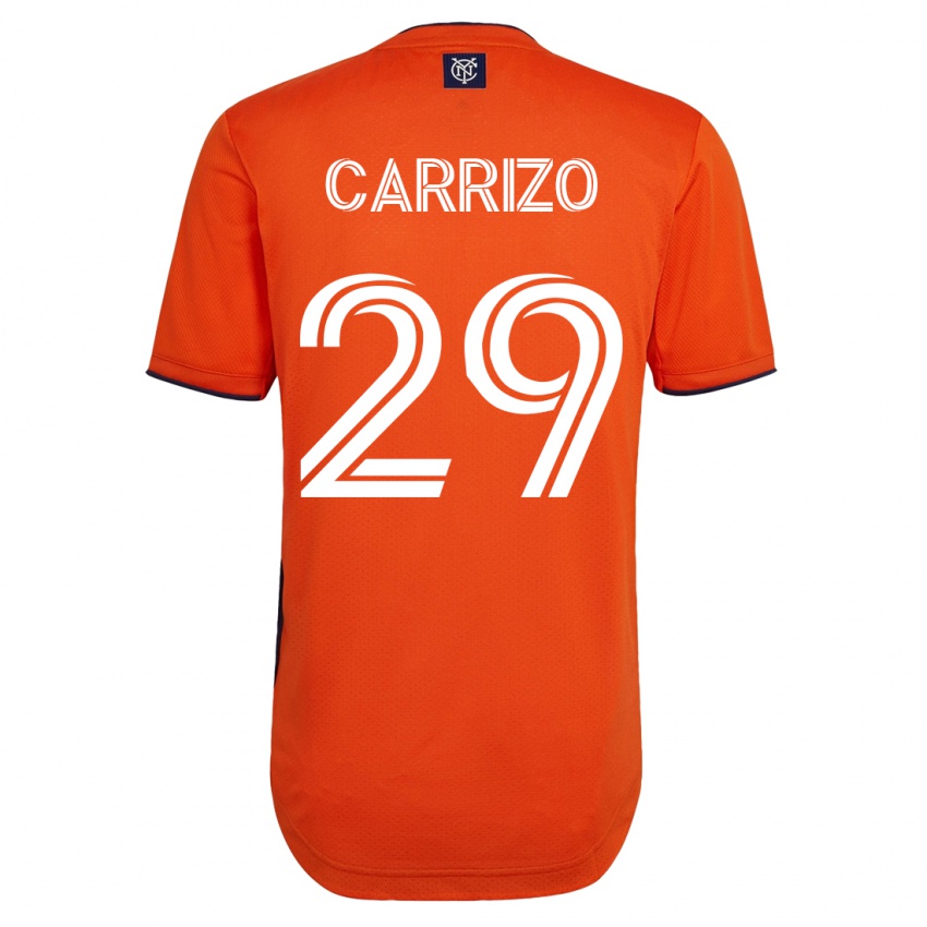 Donna Maglia Máximo Carrizo #29 Nero Kit Gara Away 2023/24 Maglietta