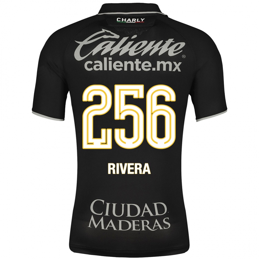 Donna Maglia Fernando Rivera #256 Nero Kit Gara Away 2023/24 Maglietta