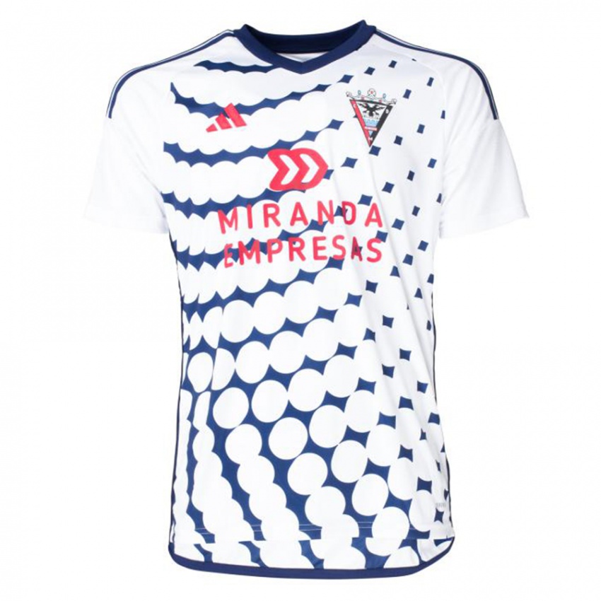 Donna Maglia Yeray Uzal #4 Bianco Kit Gara Away 2023/24 Maglietta