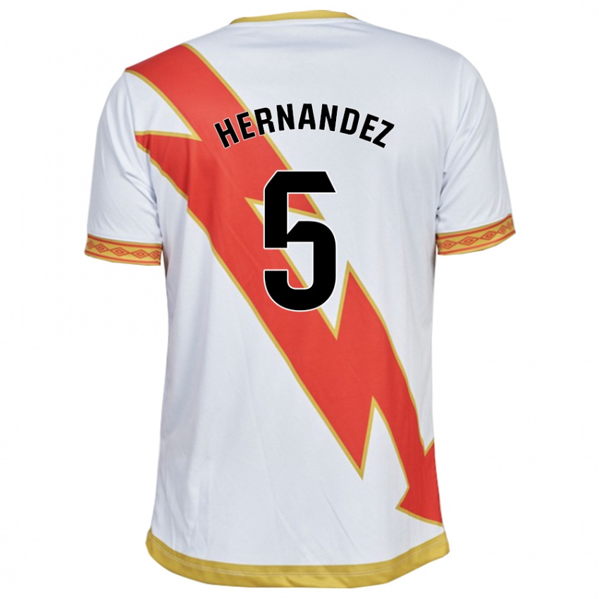 Bambino Maglia Aridane Hernández #5 Bianco Kit Gara Home 2023/24 Maglietta