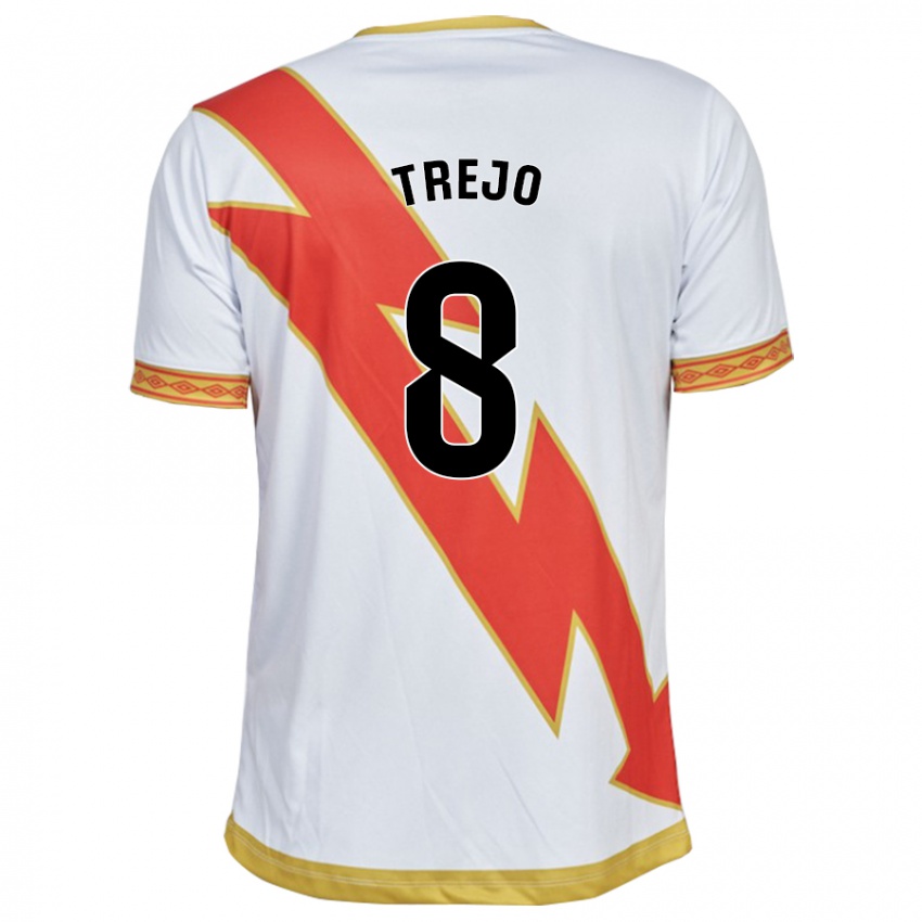 Bambino Maglia Óscar Trejo #8 Bianco Kit Gara Home 2023/24 Maglietta