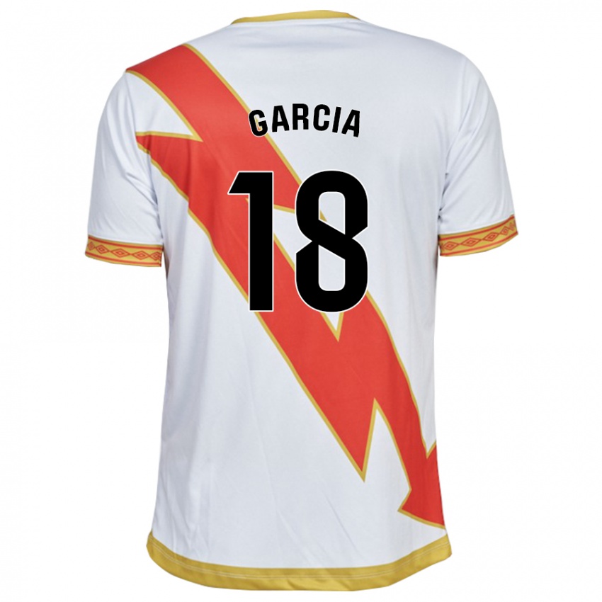 Bambino Maglia Álvaro García #18 Bianco Kit Gara Home 2023/24 Maglietta