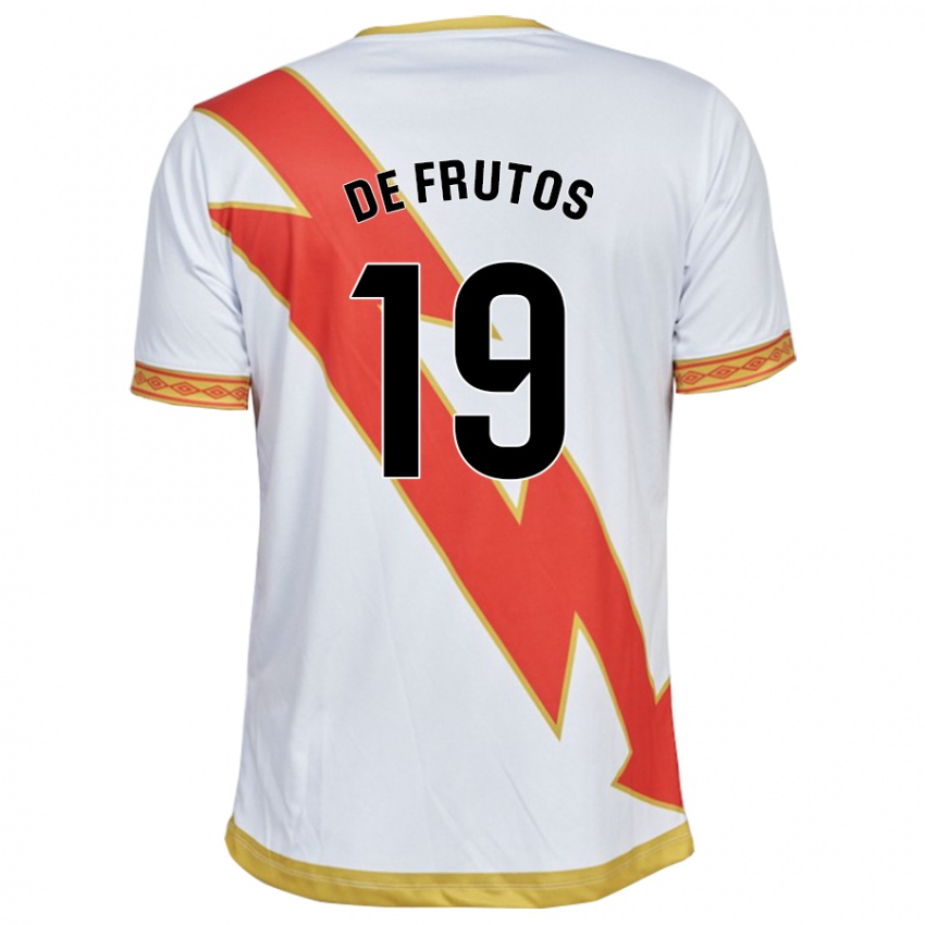 Bambino Maglia Jorge De Frutos #19 Bianco Kit Gara Home 2023/24 Maglietta