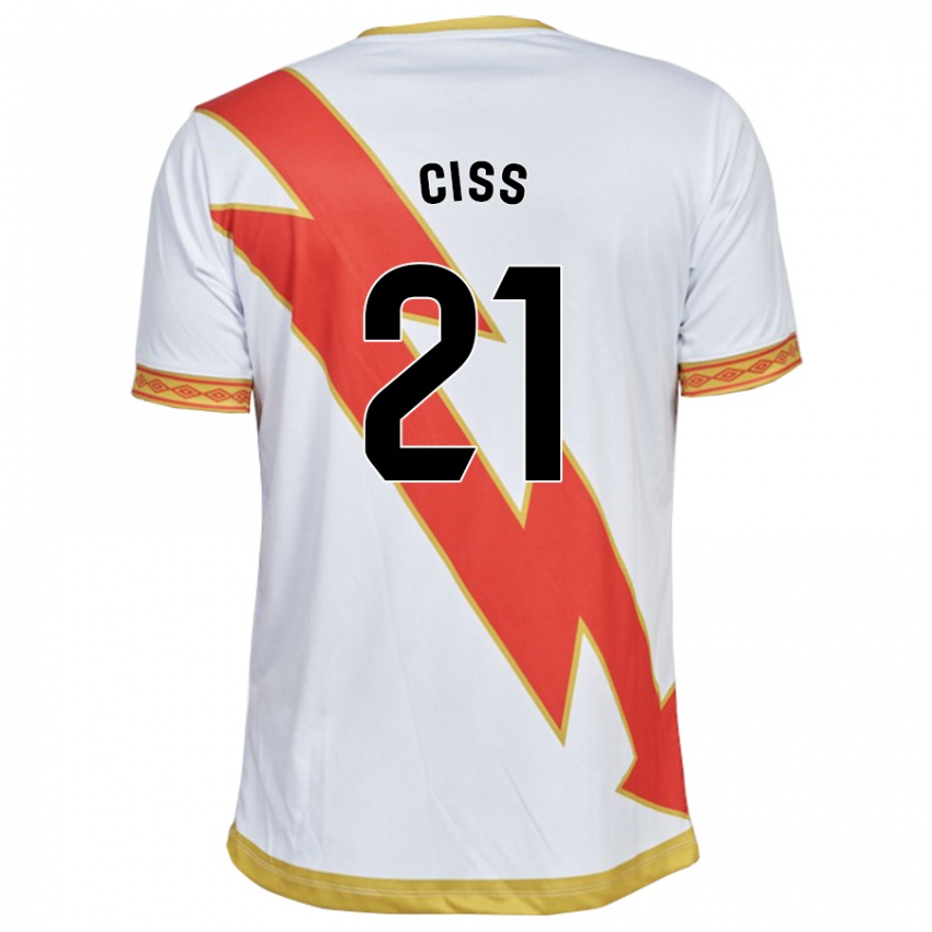 Bambino Maglia Pathé Ciss #21 Bianco Kit Gara Home 2023/24 Maglietta