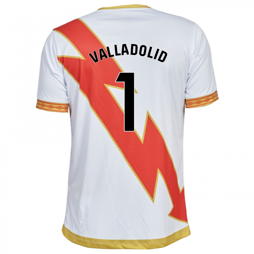 Bambino Maglia Miriam Valladolid Sánchez #1 Bianco Kit Gara Home 2023/24 Maglietta