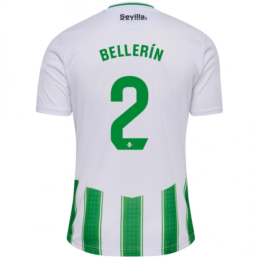 Bambino Maglia Hector Bellerin #2 Bianco Kit Gara Home 2023/24 Maglietta