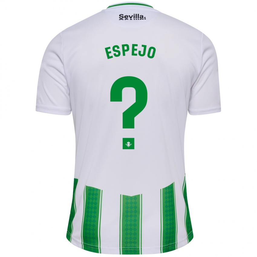 Bambino Maglia Jesús Espejo #0 Bianco Kit Gara Home 2023/24 Maglietta