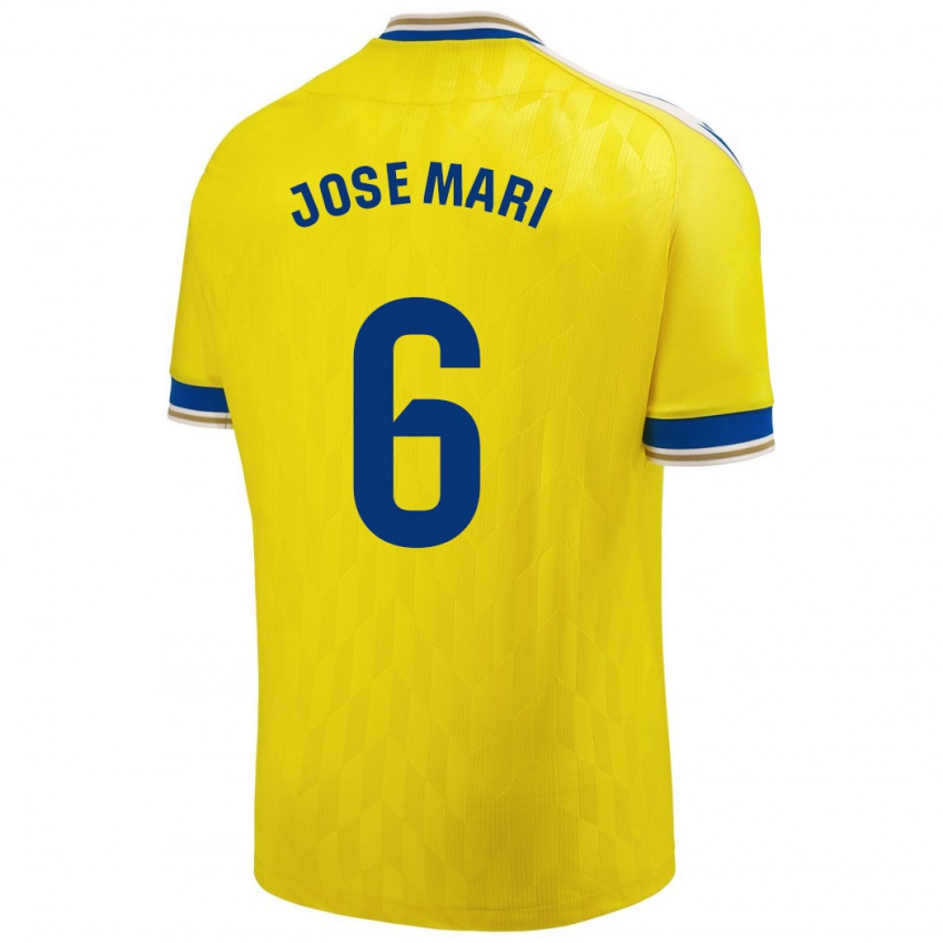 Bambino Maglia José Mari #6 Giallo Kit Gara Home 2023/24 Maglietta