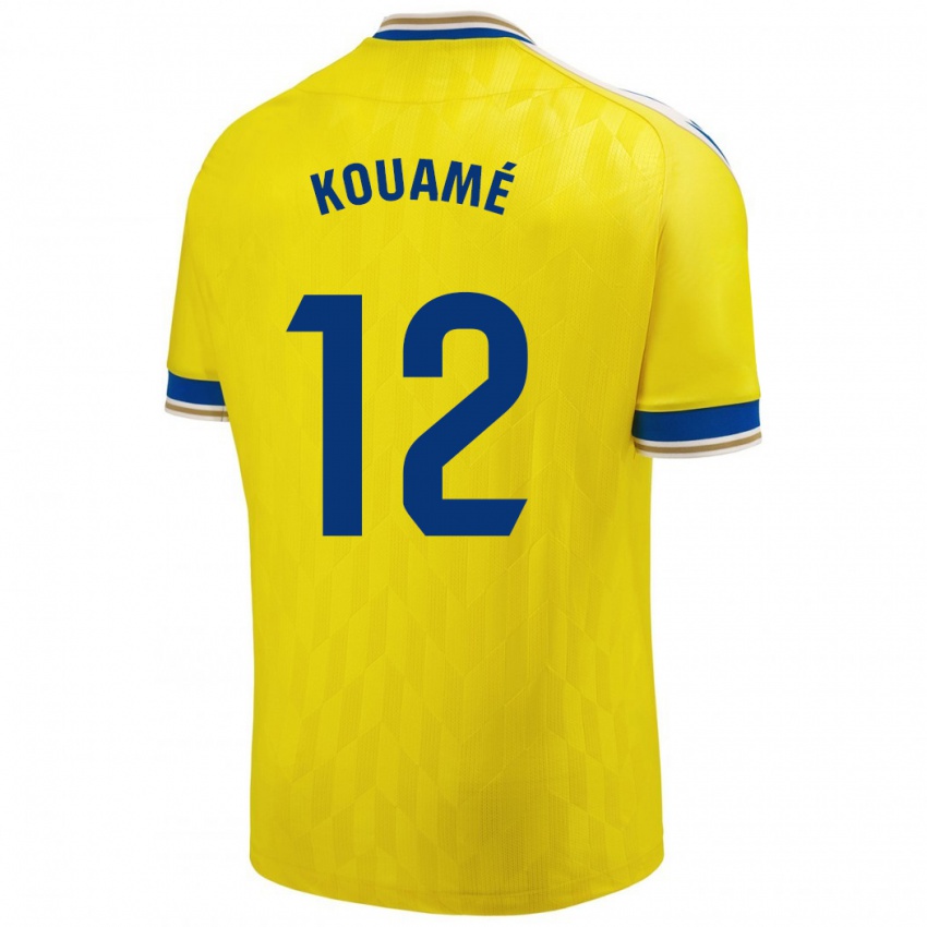 Bambino Maglia Rominigue Kouamé #12 Giallo Kit Gara Home 2023/24 Maglietta