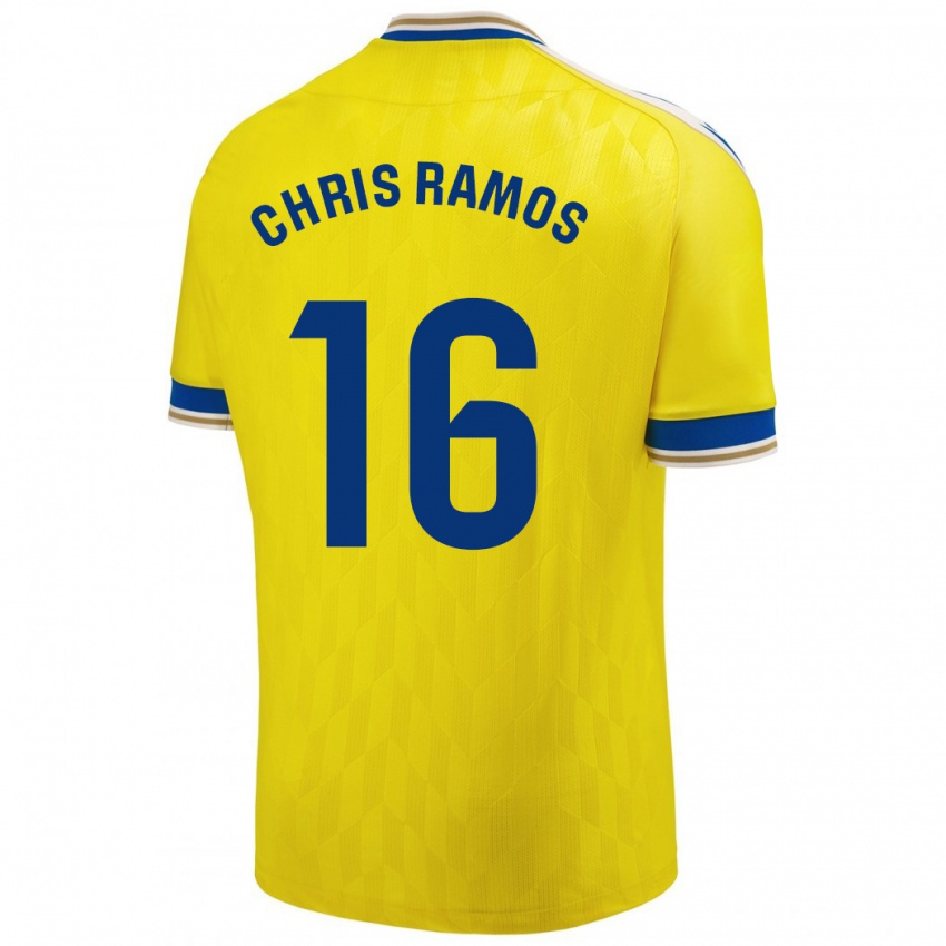 Bambino Maglia Chris Ramos #16 Giallo Kit Gara Home 2023/24 Maglietta