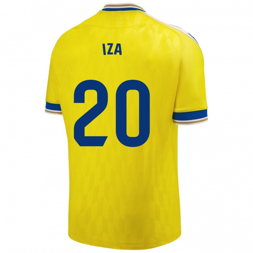 Bambino Maglia Iza Carcelén #20 Giallo Kit Gara Home 2023/24 Maglietta