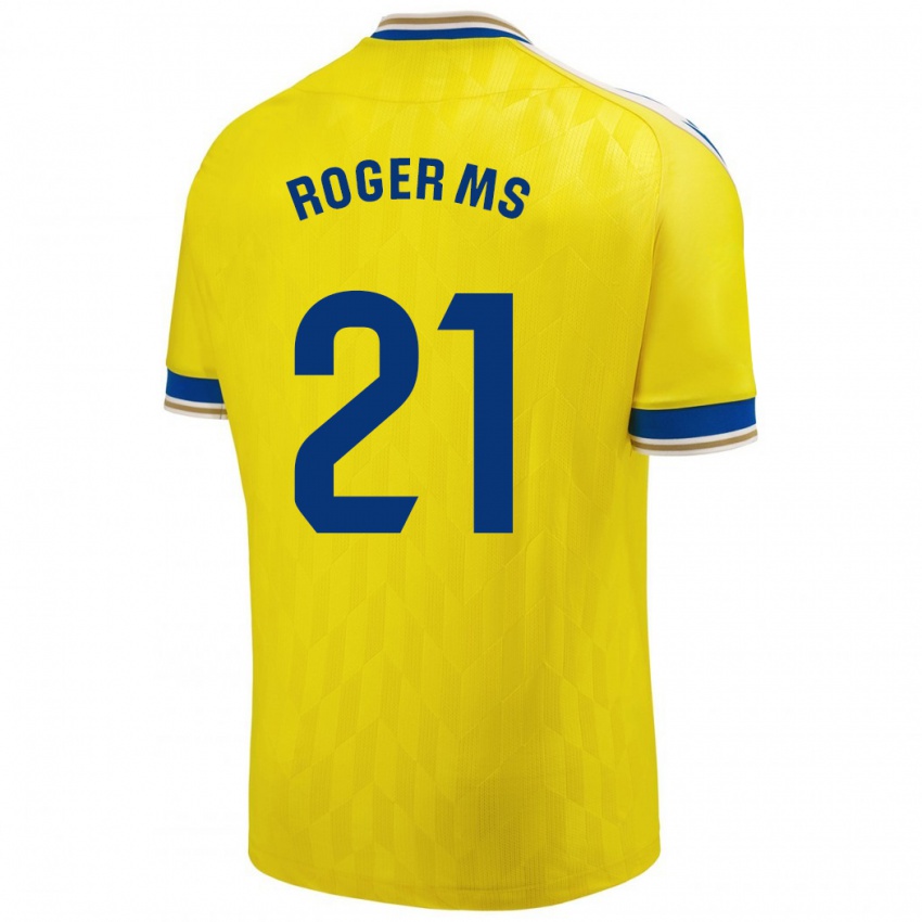 Bambino Maglia Roger Martí #21 Giallo Kit Gara Home 2023/24 Maglietta