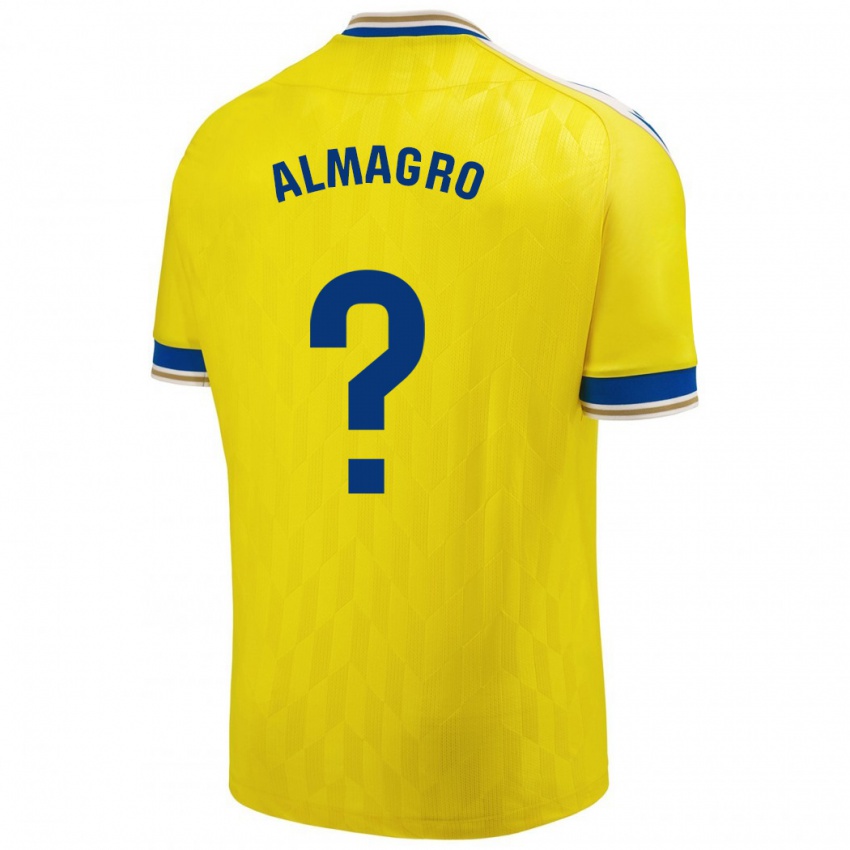 Bambino Maglia Samu Almagro #0 Giallo Kit Gara Home 2023/24 Maglietta