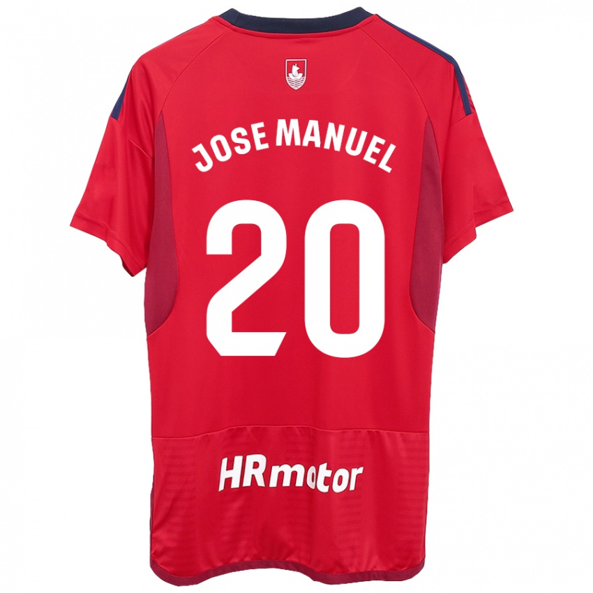 Bambino Maglia José Manuel Arnáiz #20 Rosso Kit Gara Home 2023/24 Maglietta