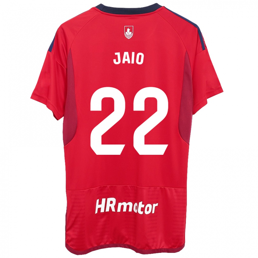 Bambino Maglia Jaione Larraiotz Senosiain #22 Rosso Kit Gara Home 2023/24 Maglietta