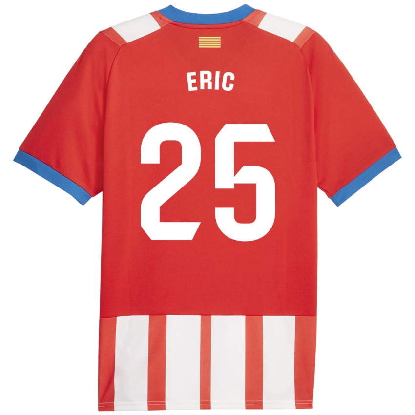 Bambino Maglia Eric Garcia #25 Rosso Bianco Kit Gara Home 2023/24 Maglietta