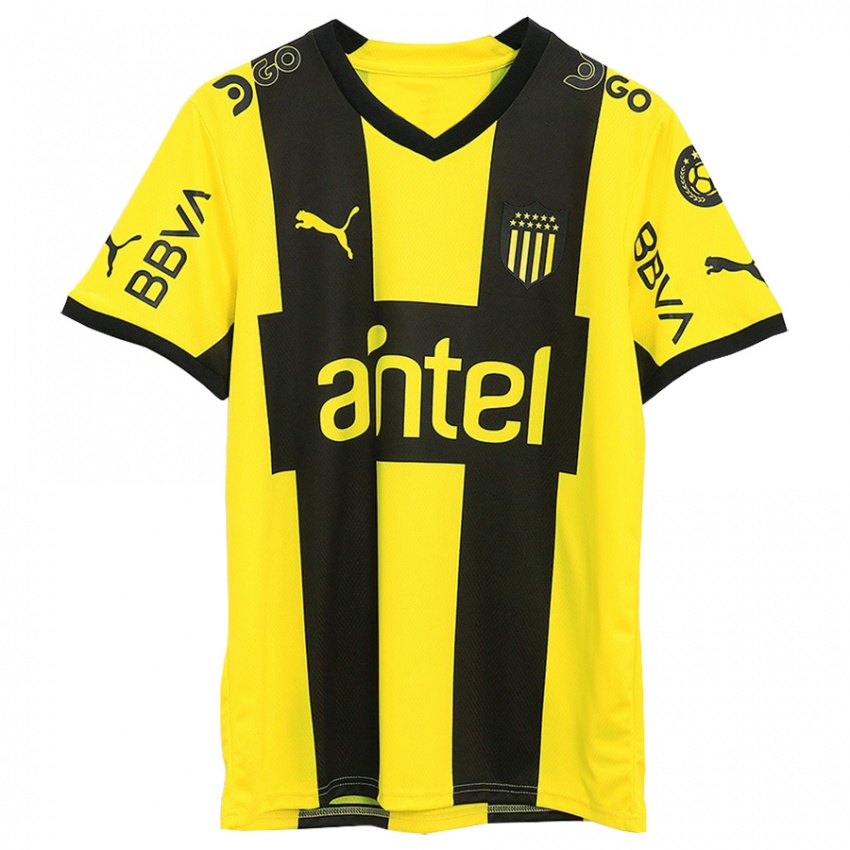 Bambino Maglia Maximiliano Olivera #18 Giallo Nero Kit Gara Home 2023/24 Maglietta