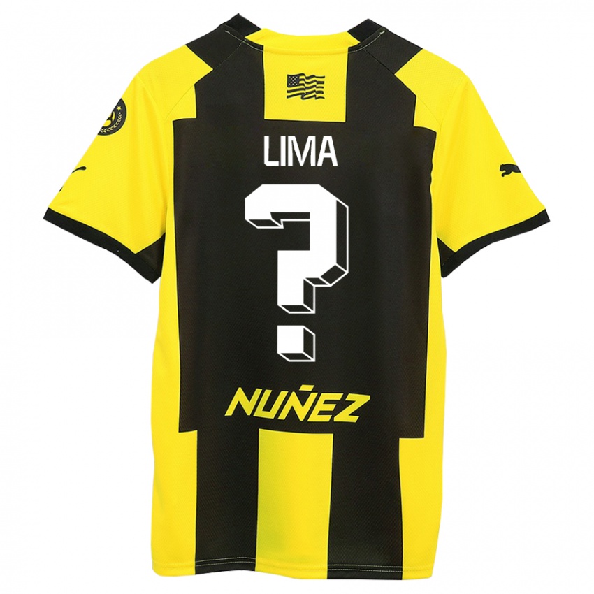 Bambino Maglia Jhonatan Lima #0 Giallo Nero Kit Gara Home 2023/24 Maglietta