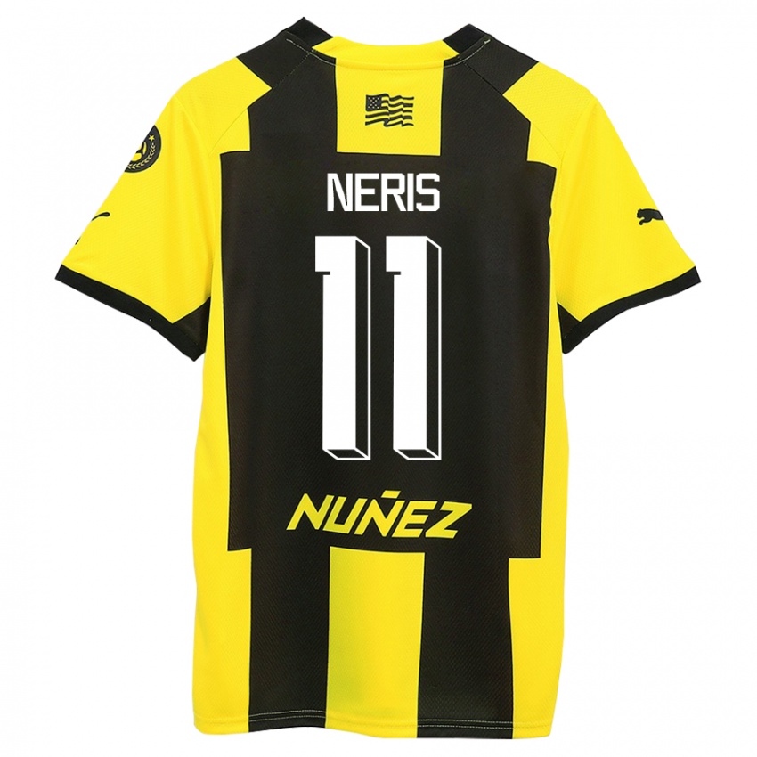 Bambino Maglia José Neris #11 Giallo Nero Kit Gara Home 2023/24 Maglietta