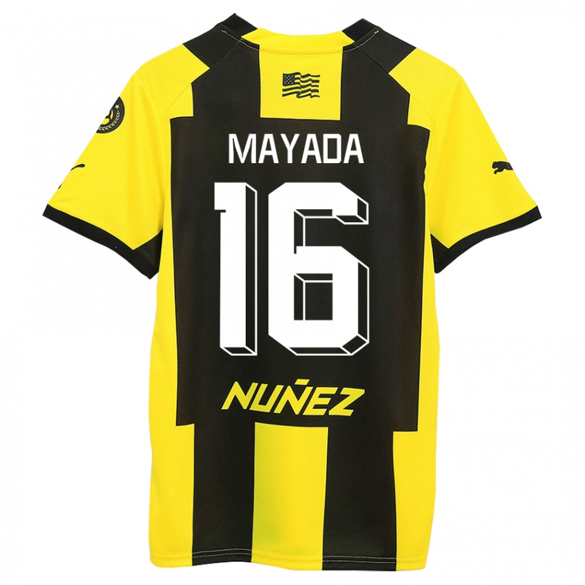 Bambino Maglia Camilo Mayada #16 Giallo Nero Kit Gara Home 2023/24 Maglietta