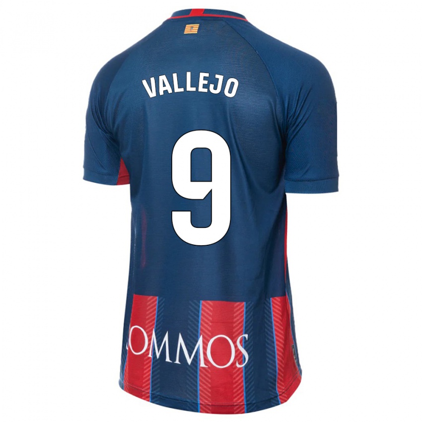 Bambino Maglia Hugo Vallejo #9 Marina Militare Kit Gara Home 2023/24 Maglietta