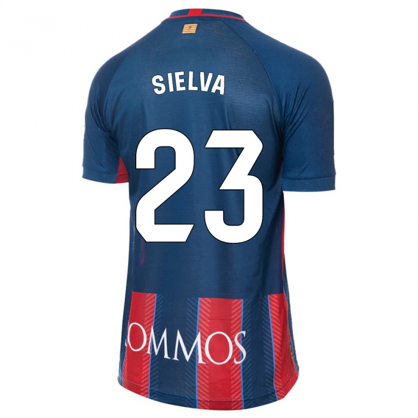 Bambino Maglia Óscar Sielva #23 Marina Militare Kit Gara Home 2023/24 Maglietta