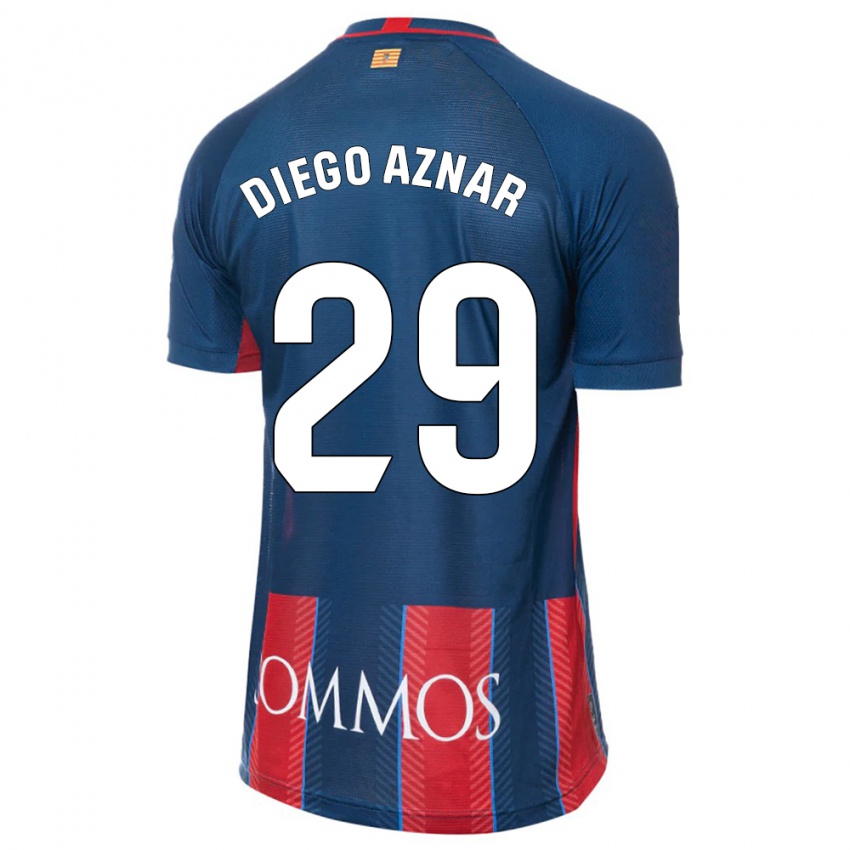 Bambino Maglia Diego Aznar #29 Marina Militare Kit Gara Home 2023/24 Maglietta