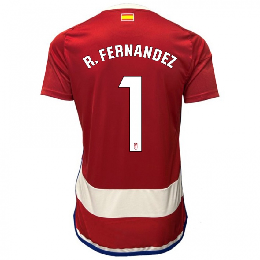 Bambino Maglia Raúl Fernández #1 Rosso Kit Gara Home 2023/24 Maglietta