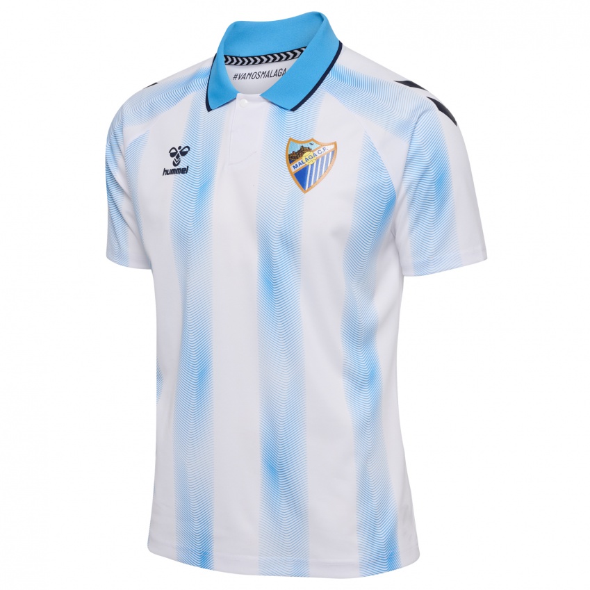 Bambino Maglia Il Tuo Nome #0 Bianco Blu Kit Gara Home 2023/24 Maglietta