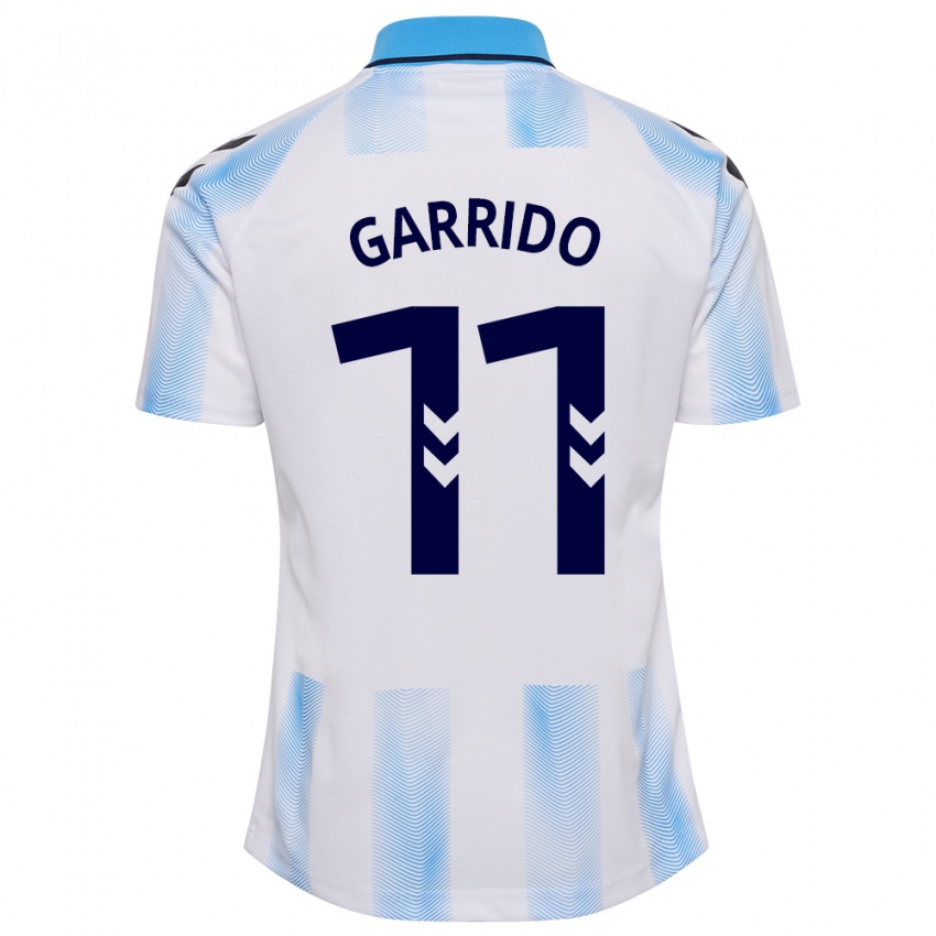 Bambino Maglia Rafael Garrido #11 Bianco Blu Kit Gara Home 2023/24 Maglietta