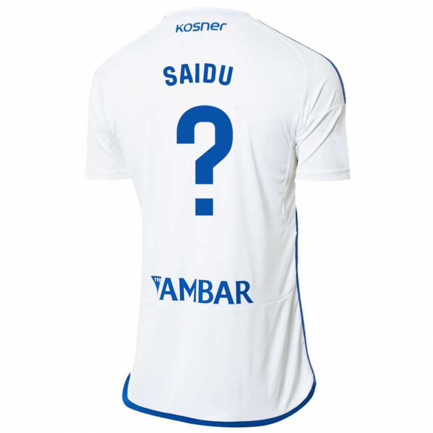 Bambino Maglia Yussif Saidu #0 Bianco Kit Gara Home 2023/24 Maglietta