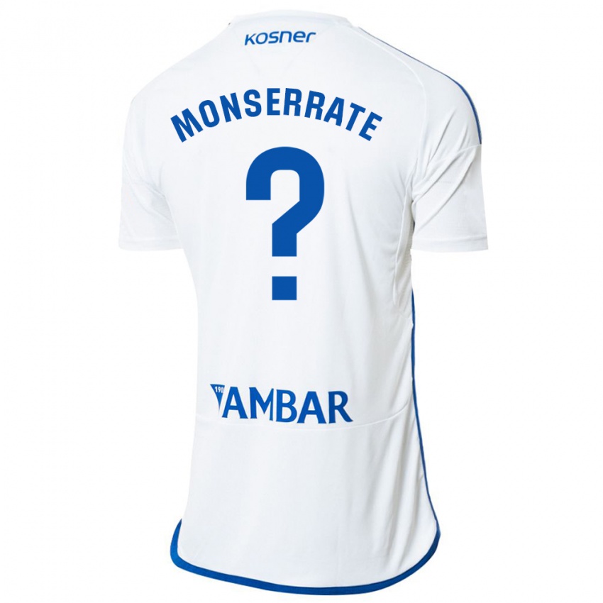 Bambino Maglia Jano Monserrate #0 Bianco Kit Gara Home 2023/24 Maglietta