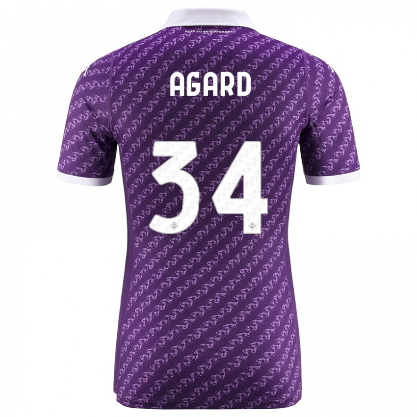 Bambino Maglia Laura Agard #34 Viola Kit Gara Home 2023/24 Maglietta