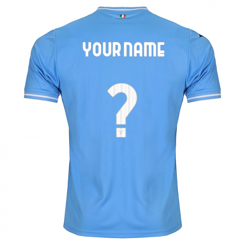 Bambino Maglia Il Tuo Nome #0 Blu Kit Gara Home 2023/24 Maglietta