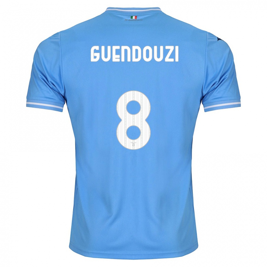 Bambino Maglia Matteo Guendouzi #8 Blu Kit Gara Home 2023/24 Maglietta