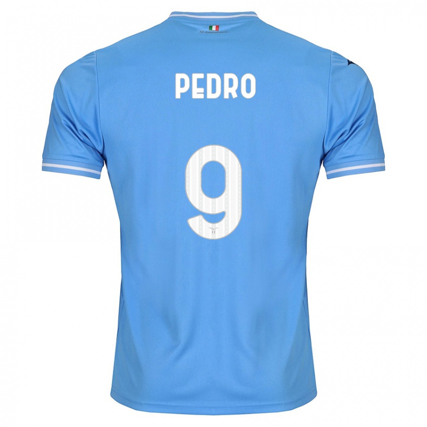 Bambino Maglia Pedro #9 Blu Kit Gara Home 2023/24 Maglietta