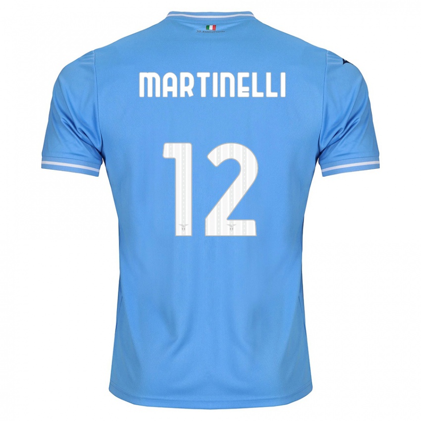 Bambino Maglia Leonardo Martinelli #12 Blu Kit Gara Home 2023/24 Maglietta
