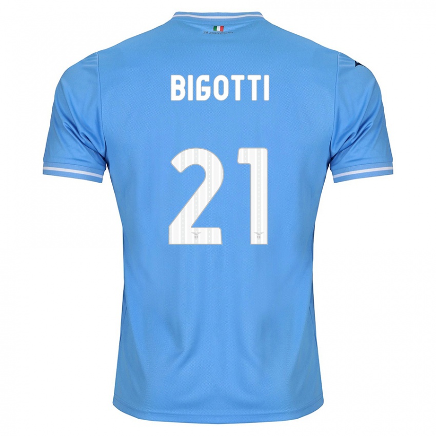Bambino Maglia Massimo Bigotti #21 Blu Kit Gara Home 2023/24 Maglietta