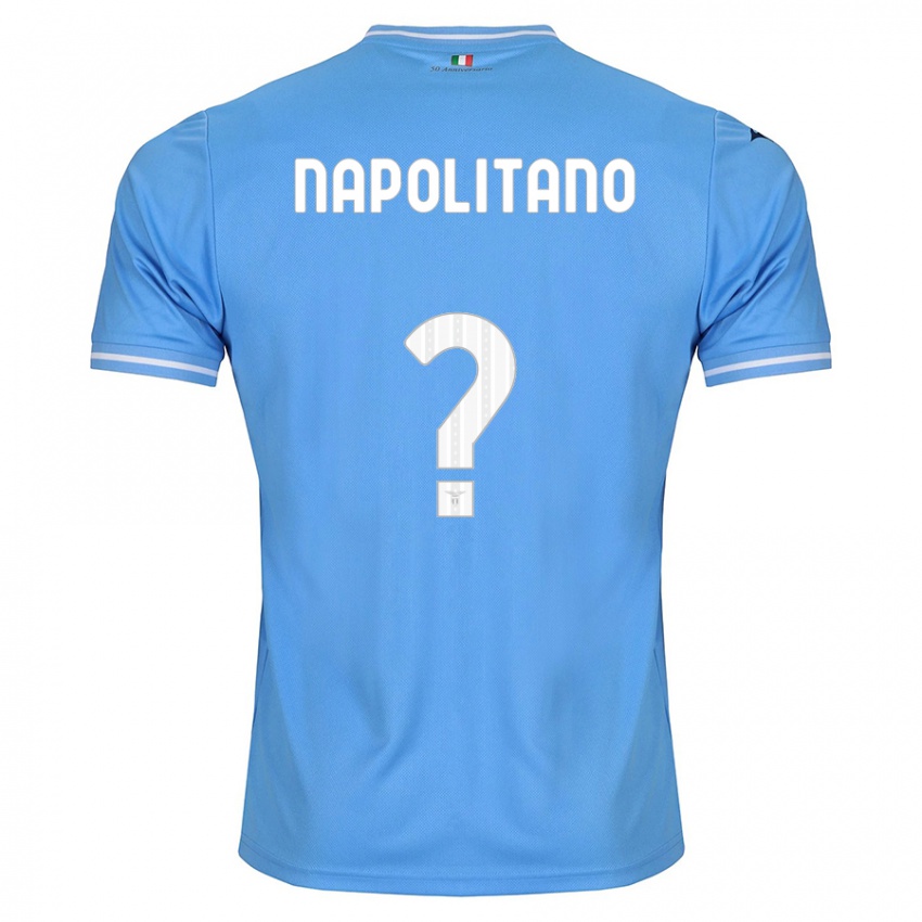 Bambino Maglia Federico Napolitano #0 Blu Kit Gara Home 2023/24 Maglietta