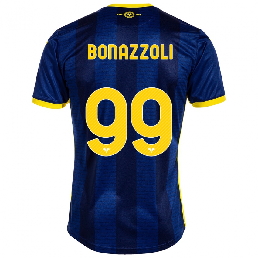 Bambino Maglia Federico Bonazzoli #99 Marina Militare Kit Gara Home 2023/24 Maglietta