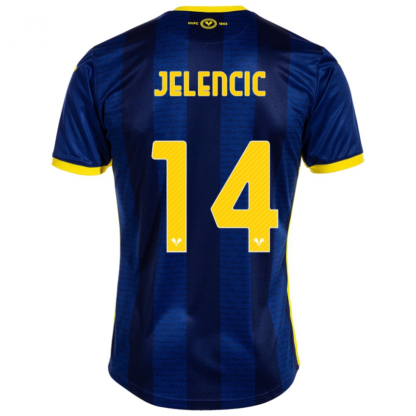 Bambino Maglia Ana Jelencic #14 Marina Militare Kit Gara Home 2023/24 Maglietta