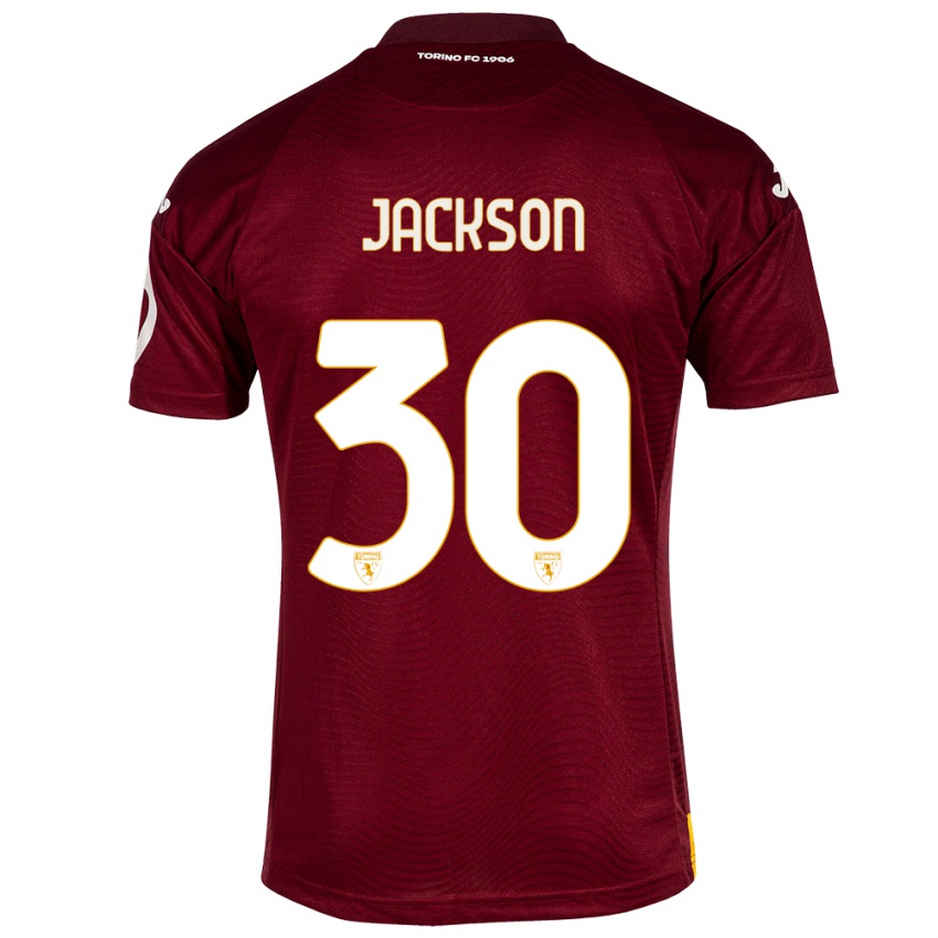 Bambino Maglia Michael Jackson #30 Rosso Scuro Kit Gara Home 2023/24 Maglietta